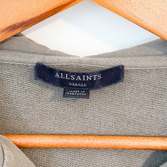 AllSaints Xonda Crop Zip Hoodie - Picture 6 of 12